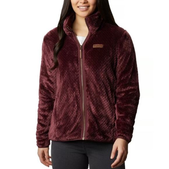 Columbia Women's Fireside II Full‎ Zip Sherpa Fleece Size Medium Fall Cozy - Picture 1 of 8